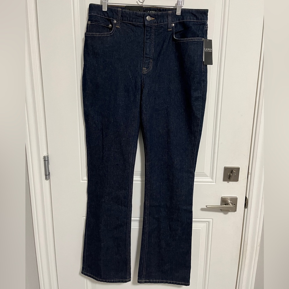 NWT - Polo Ralph Lauren Women’s High Rise Boot Leg Super Stretch Jeans - Size 12